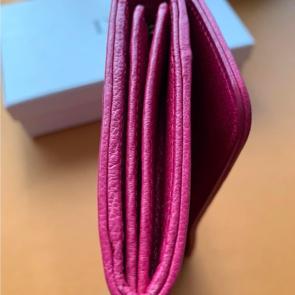 SOLD❗️Beautiful Dior🌺🌺 Fabric Canvas Wallet 
in gorgeous pink - RARE style - Picture 8 of 16